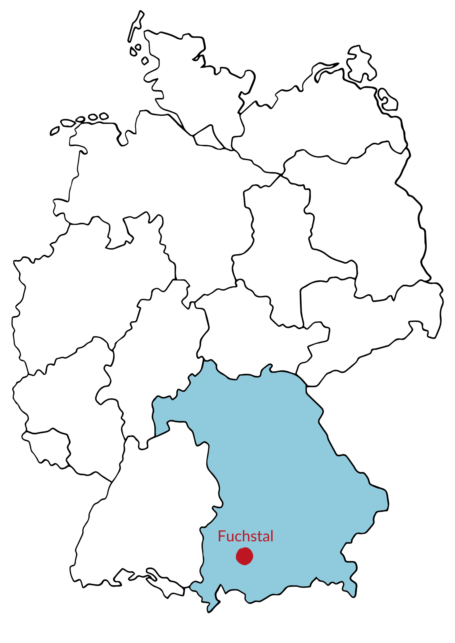 Deutschlandkarte_Fuchstal blau klein