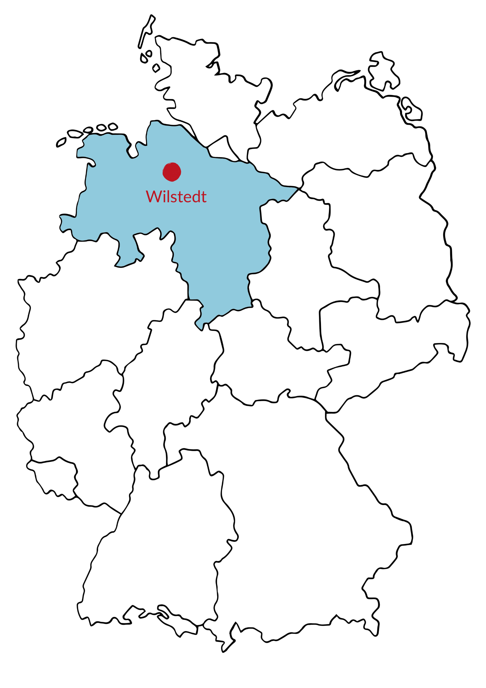 Deutschlandkarte_Wilstedt blau klein