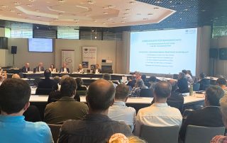 Foto aus dem Saal der Konferenz „Kommunen aktiv für den Klimaschutz“
